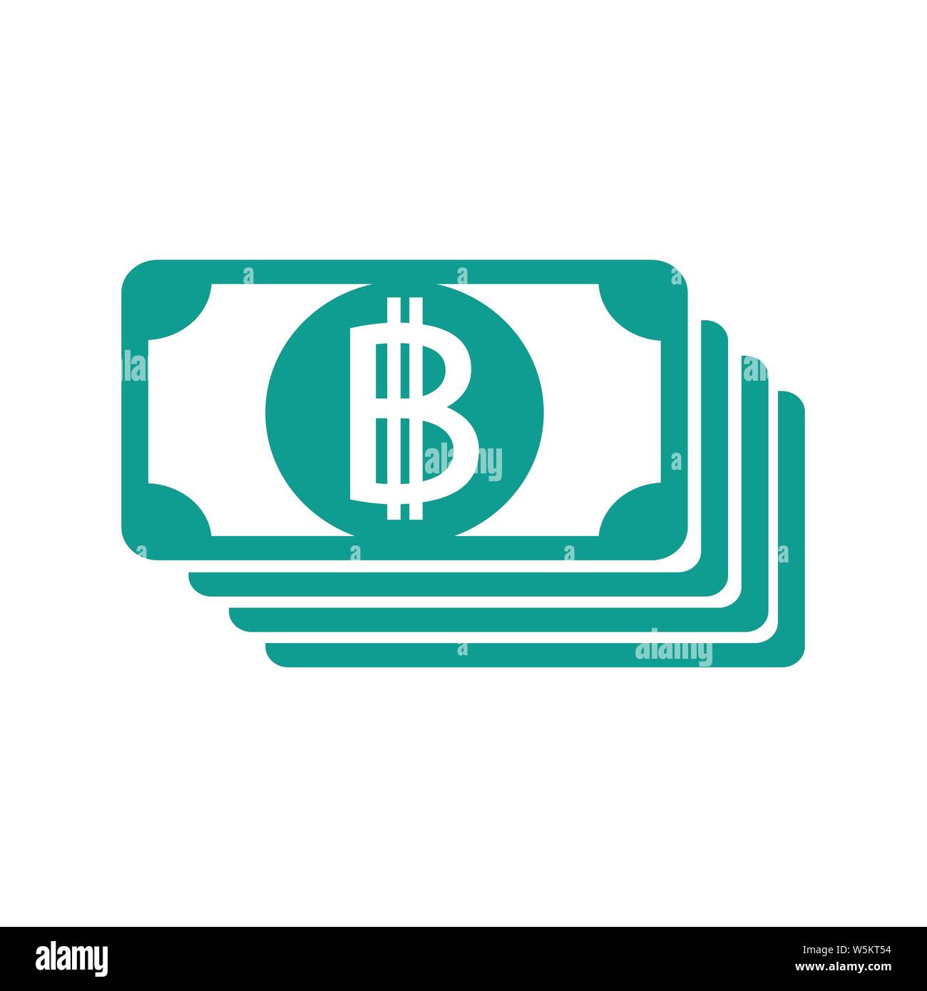 Blockchain Bitcoin Crypto currency sign icon Stock Vector Image & Art ...
