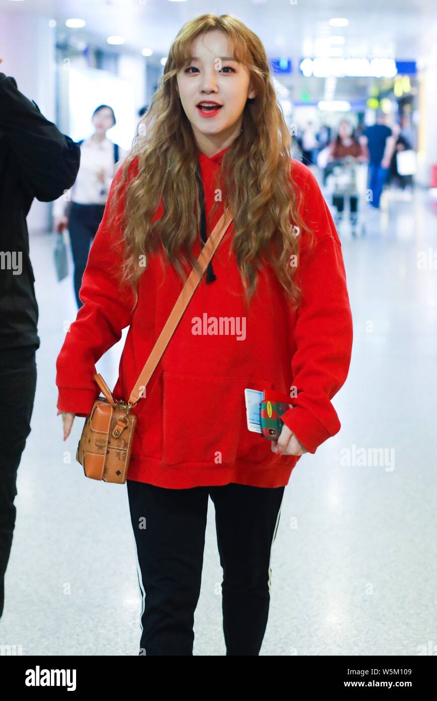 Chinese singer and television host Song Yuqi, commonly known as Yuqi