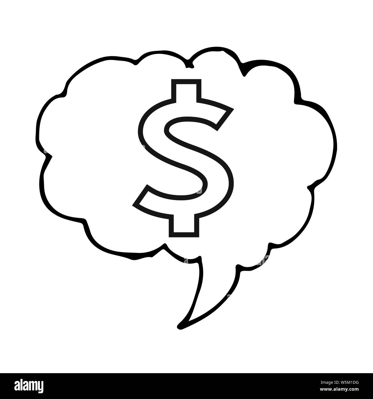 dollar sign money icon Stock Vector Image & Art - Alamy