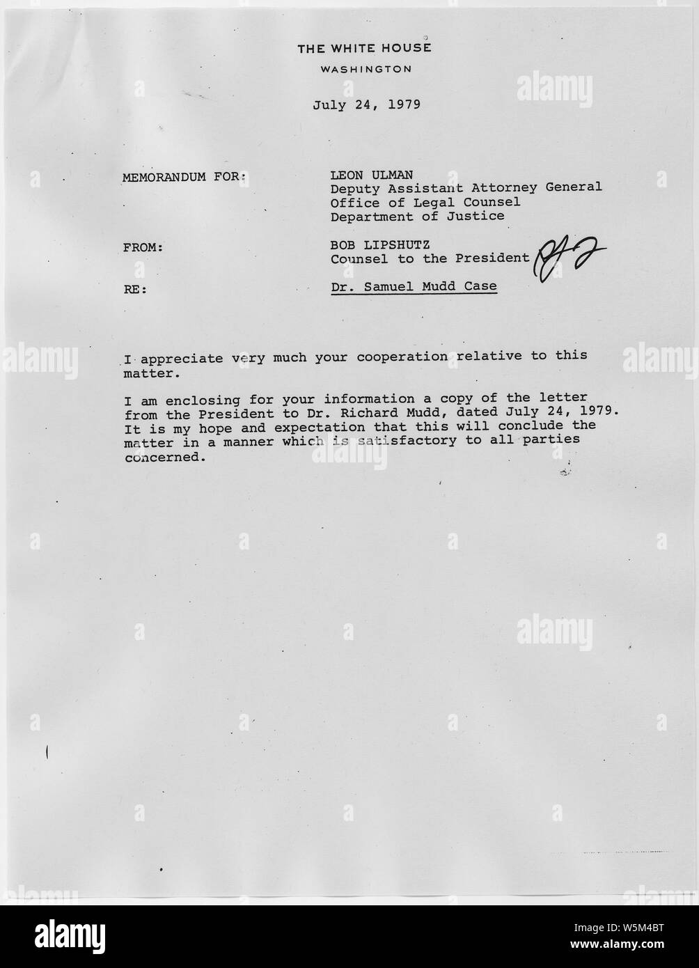 Dr. Samuel Mudd Case Stock Photo Alamy