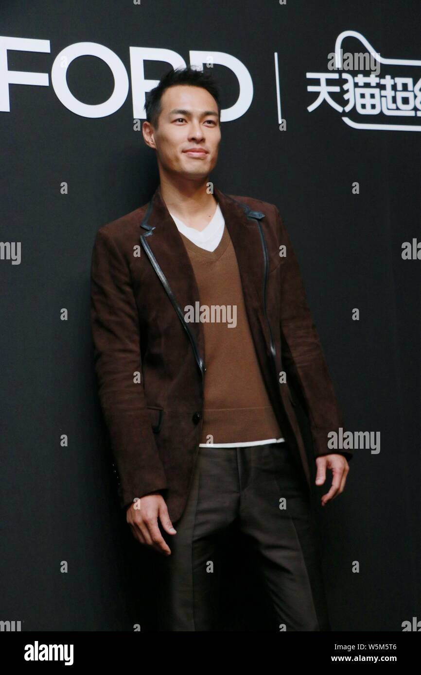 Taiwanese actor Tony Yang attends a Tom Ford Beauty brand event in