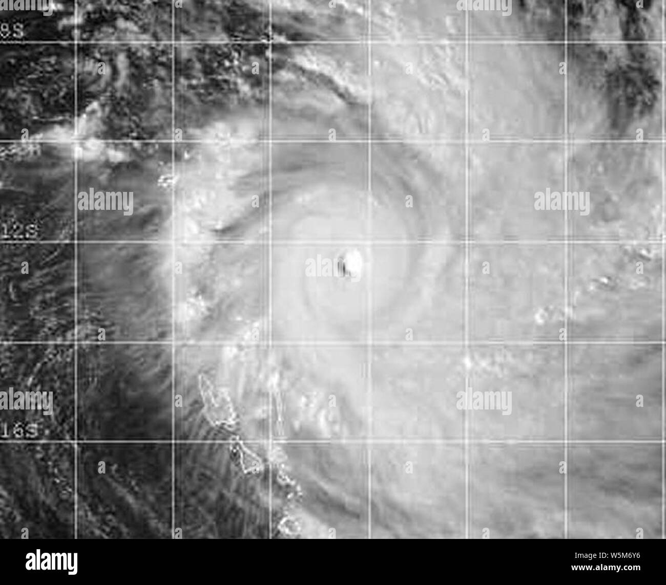 Cyclone Zoe. Stock Photo