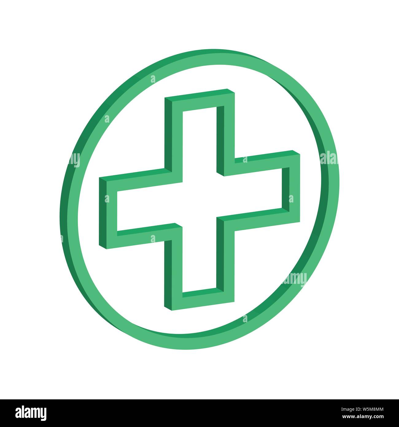 Button Plus icon Stock Vector Image & Art - Alamy