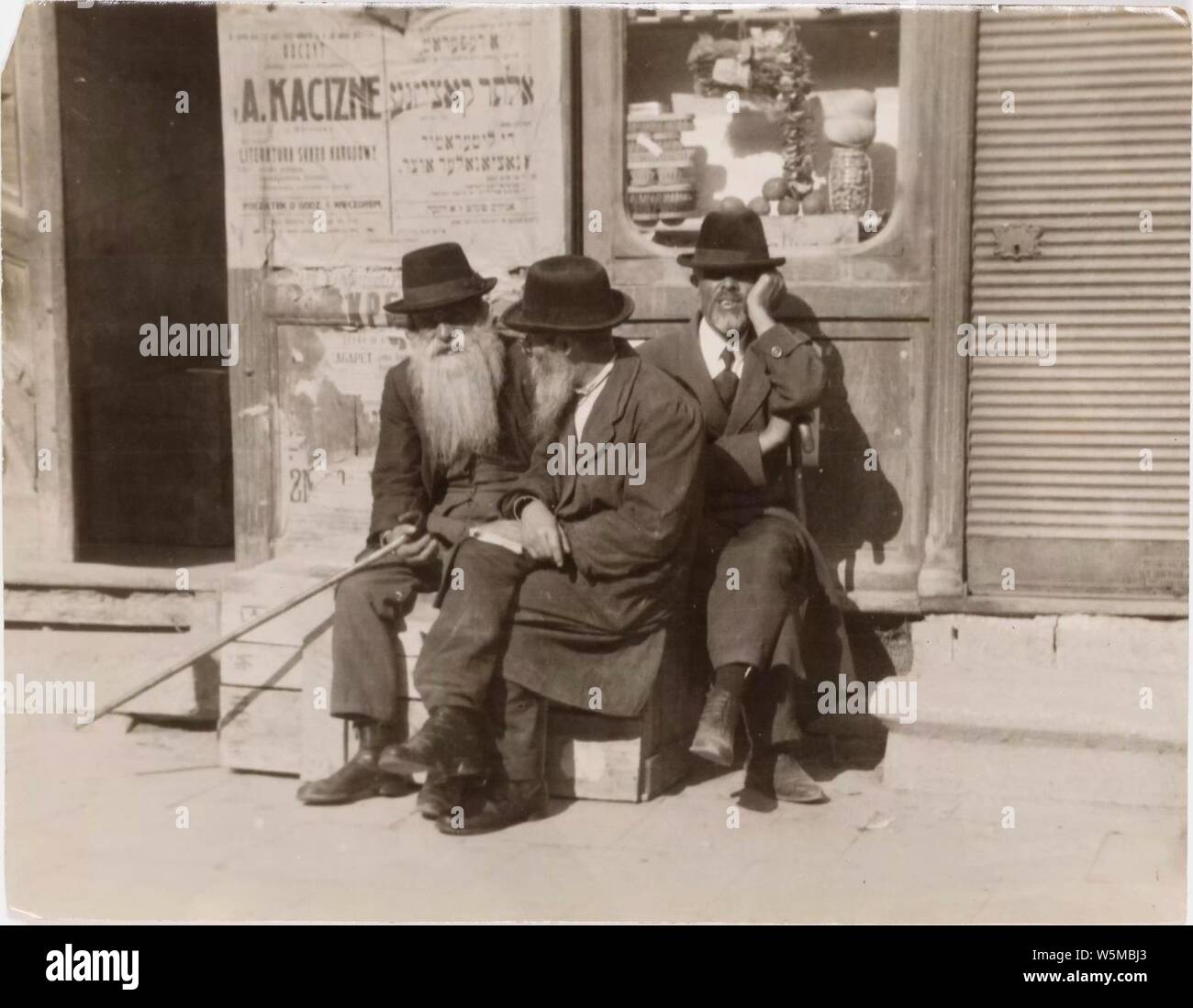 Czortkow (Chortkiv) Jews. Stock Photo
