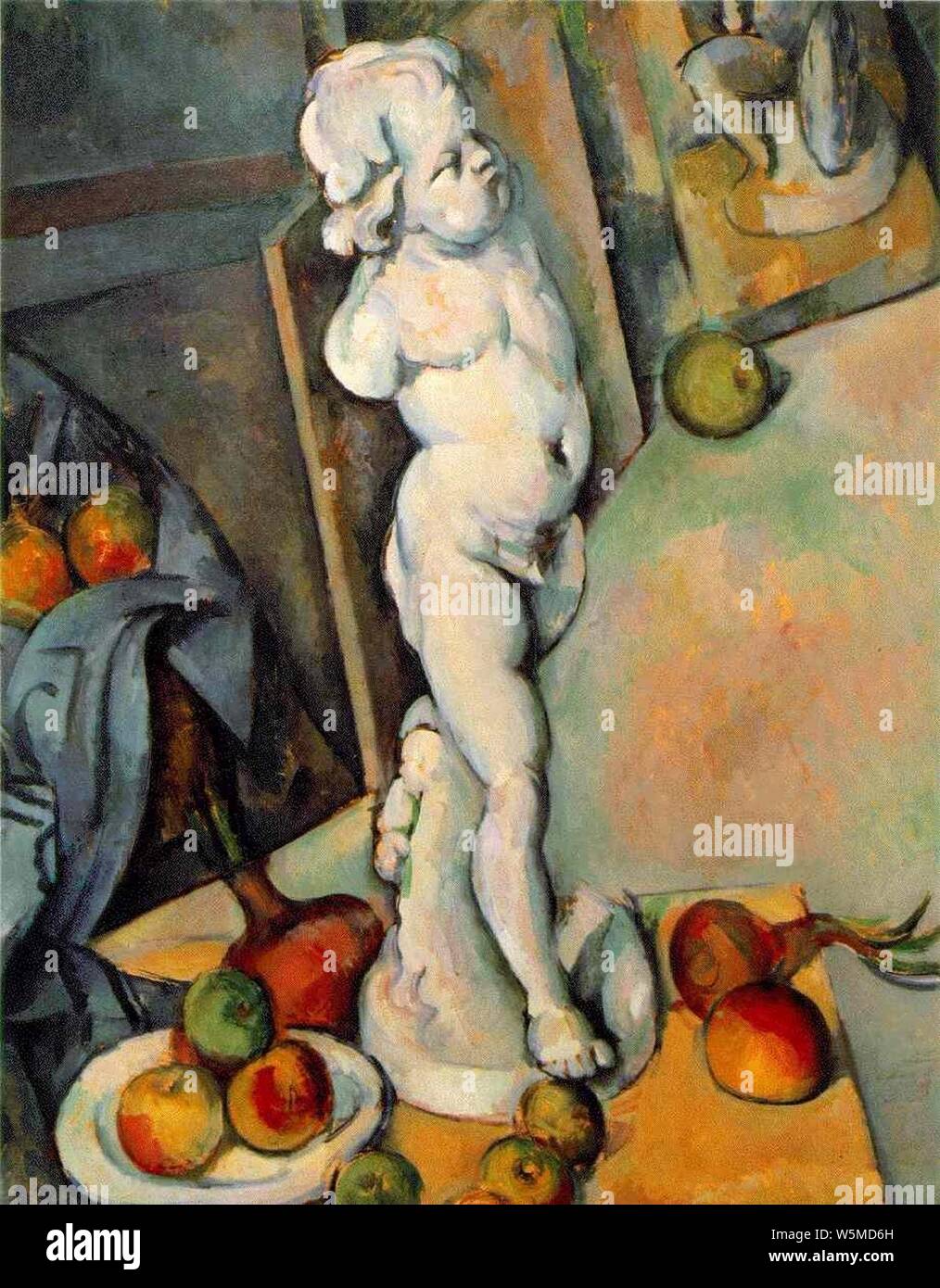 Cézanne, Still Life with Plaster Cupid. Stock Photo