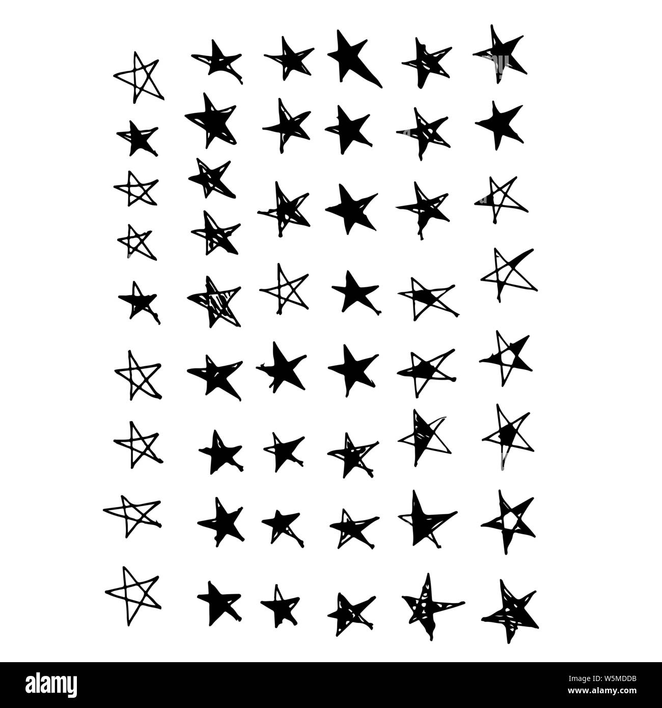 Hand drawn Star icon Doodle Stock Vector Image & Art - Alamy