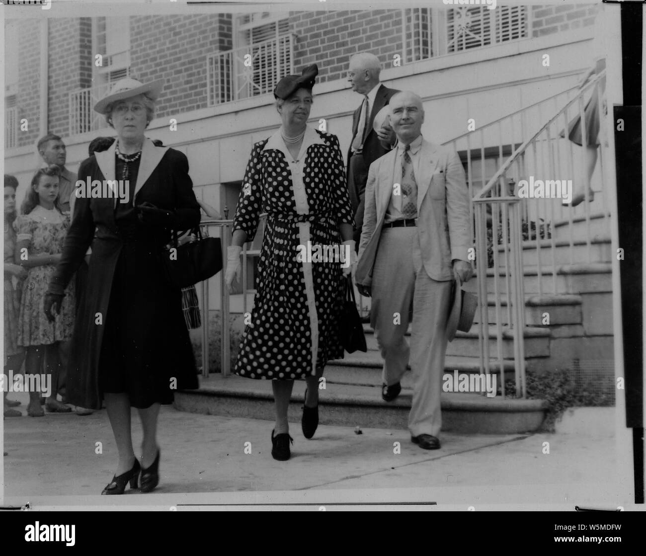 Eleanor Roosevelt at YMCA in Kannapolis, North Carolina Stock Photo Alamy