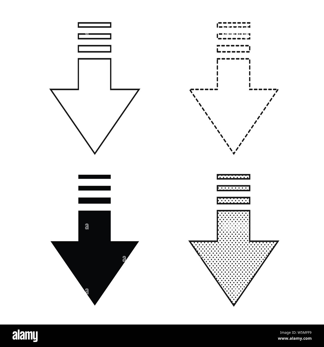 Arrow Icon vector Stock Vector Image & Art - Alamy