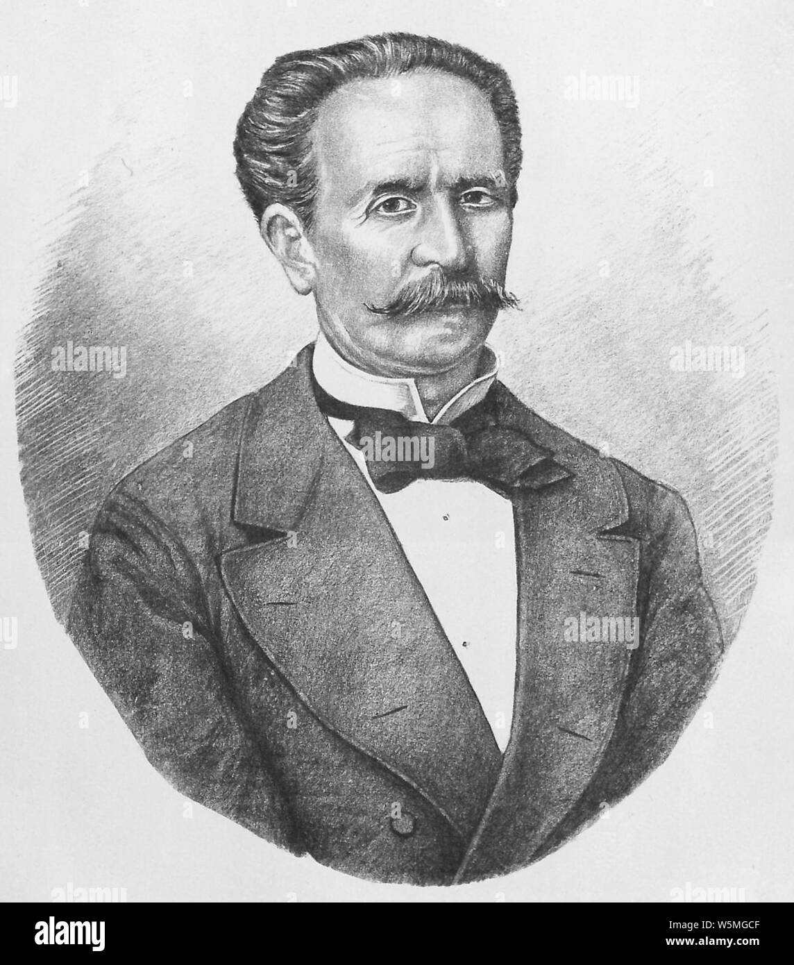 D. William - Alexandre Const. Plagino - Ancien Ministre des affaires étrangerès. Stock Photo