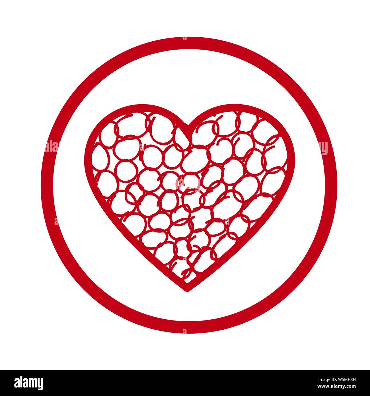 heart icon vector illustration Stock Vector Image & Art - Alamy