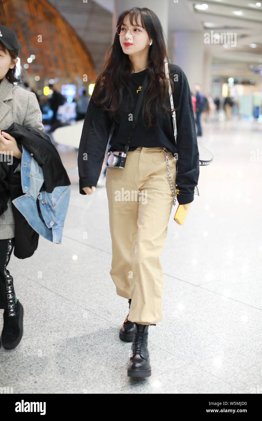 Chinese singer Cheng Xiao of South Korean-Chinese girl group Cosmic