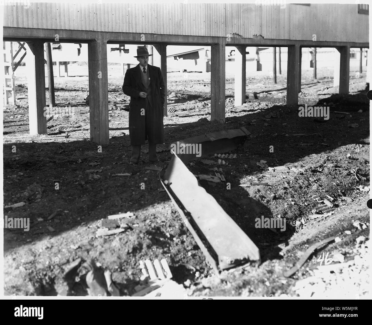 Explosion damage at the Iowa Ordnance Plant, Burlington, Iowa.; Scope