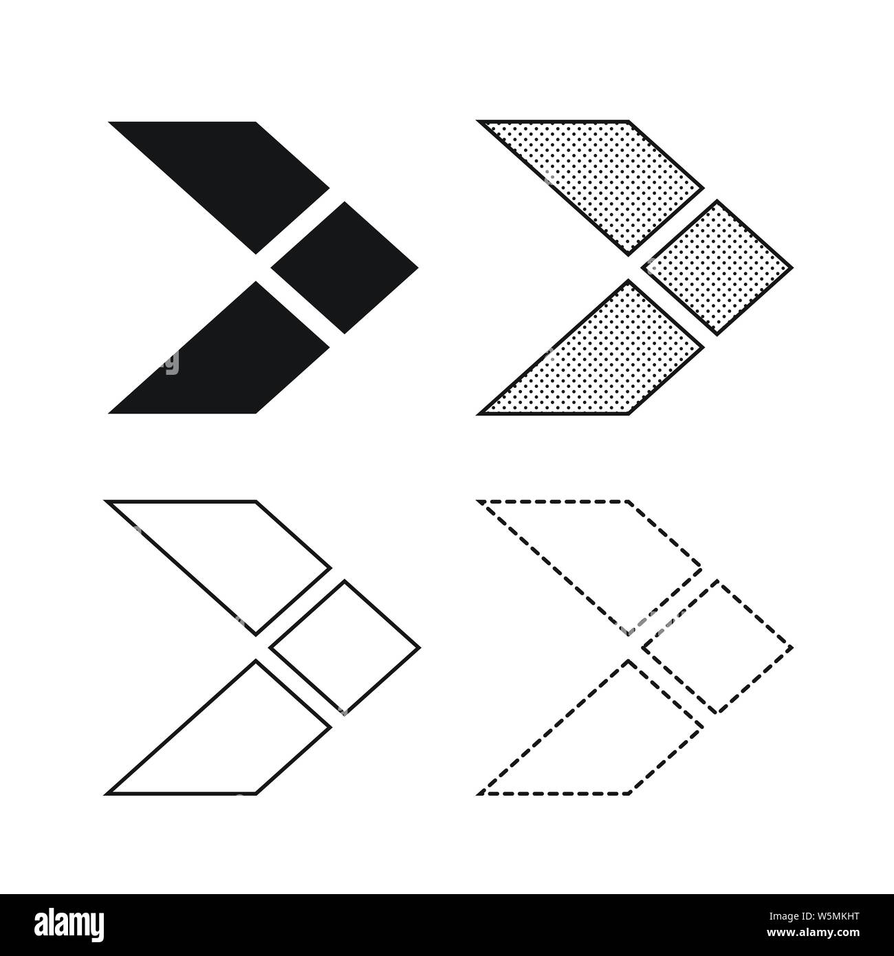 Vector arrow icon illustration Stock Vector Image & Art - Alamy