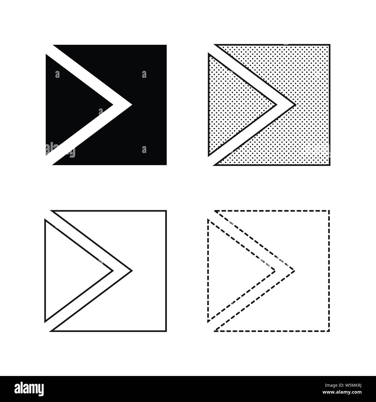 Vector arrow icon illustration Stock Vector Image & Art - Alamy
