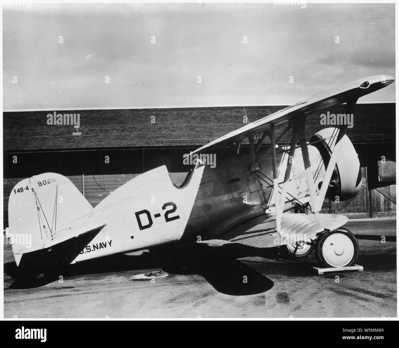 F4B-4 from squadron D-2 (pre-World War II). Stock Photo