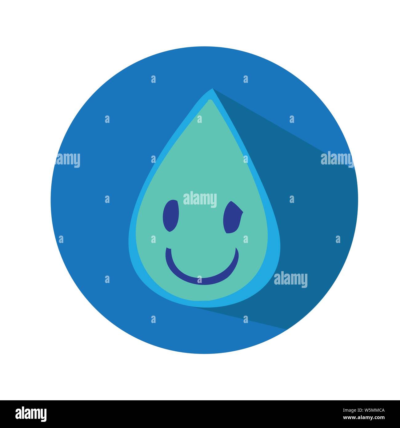 Water drop icon Vector illustration Stock Vector