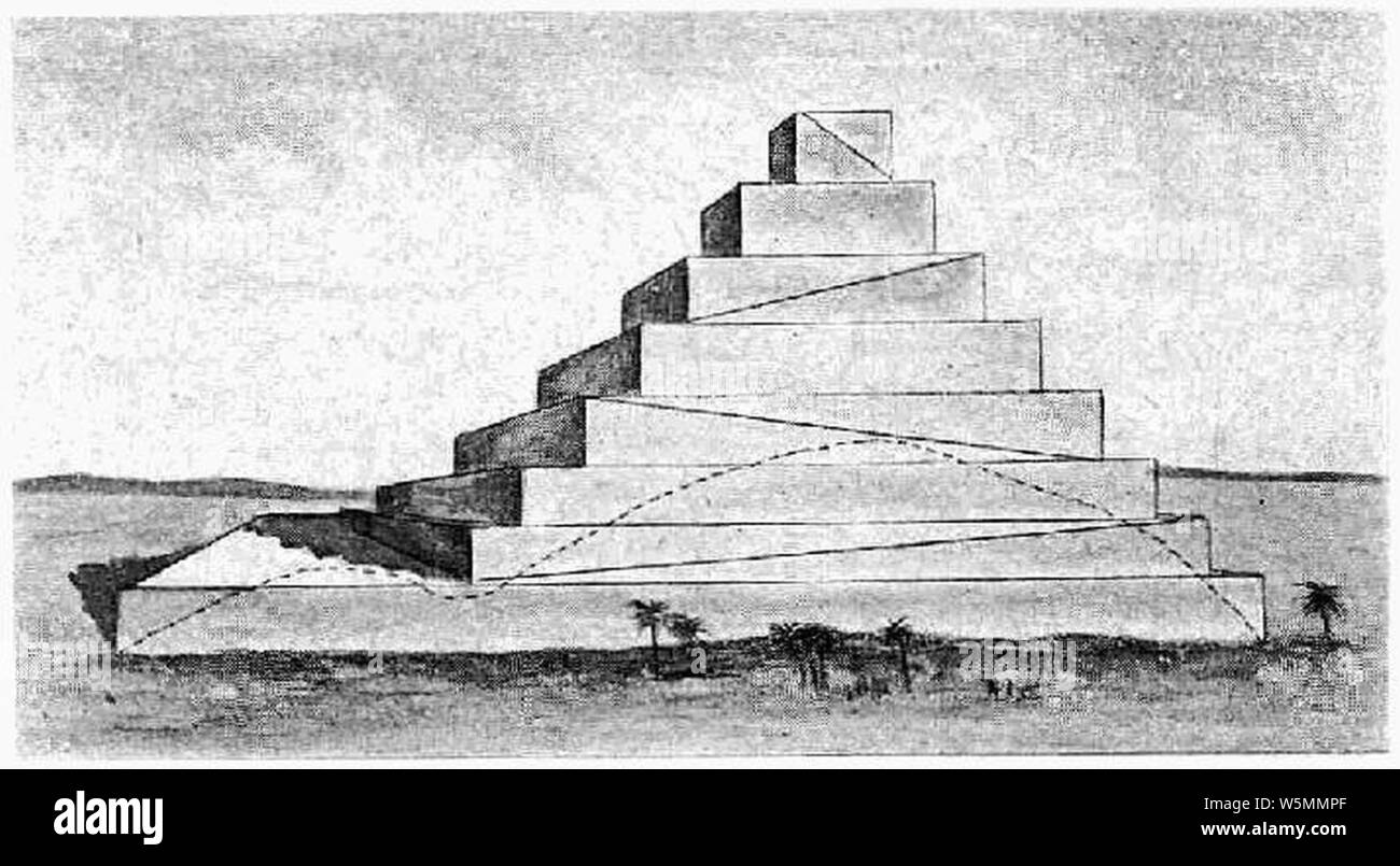 D535 Reconstitution De La Tour De Babel L2 Ch 3 Stock Photo Alamy