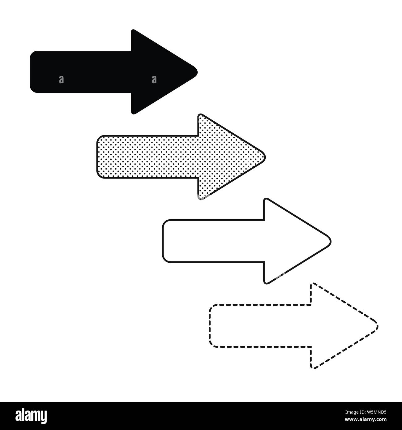 Vector arrow icon illustration Stock Vector Image & Art - Alamy