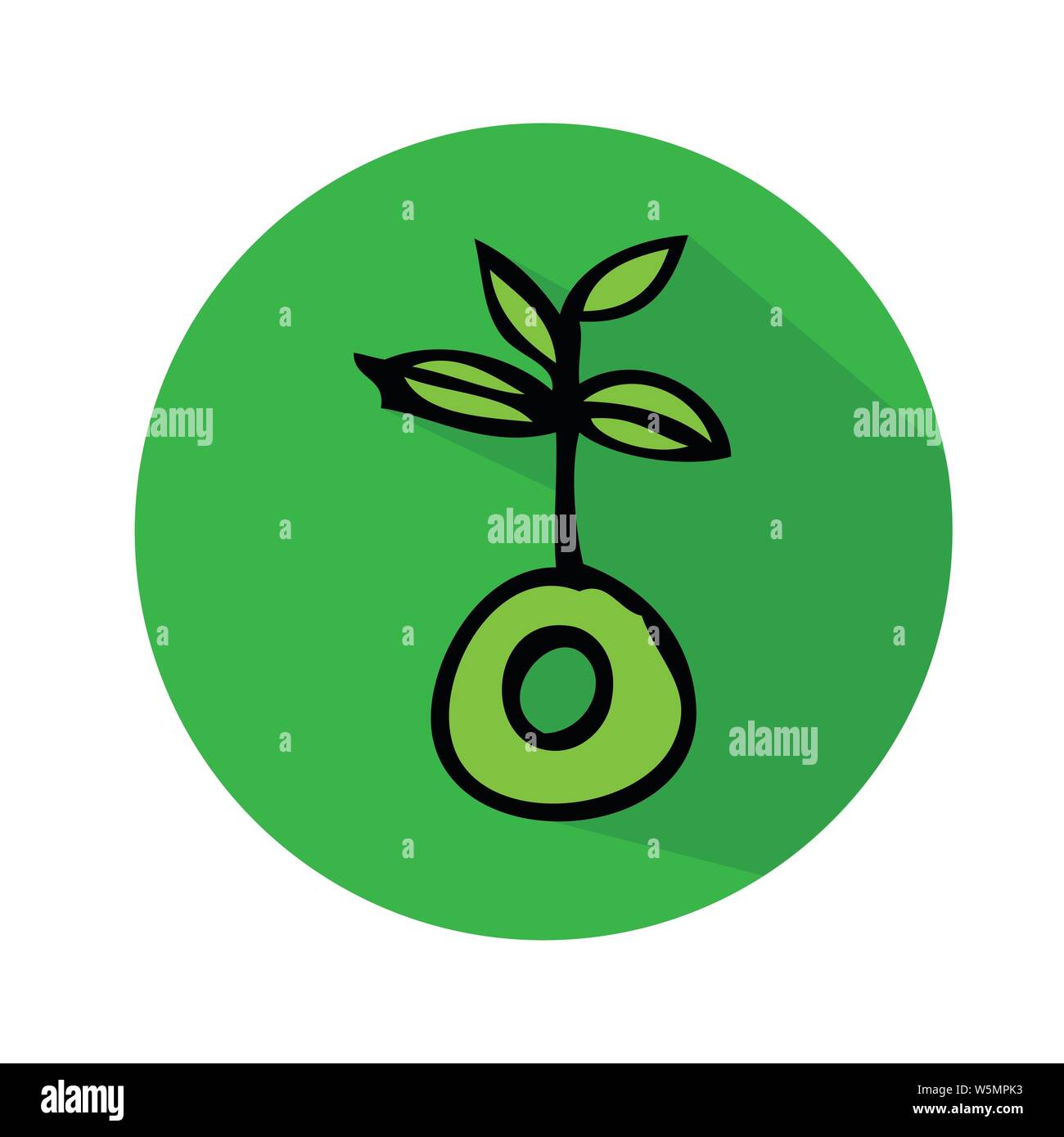 leaf icon Vector illustration Stock Vector Image & Art - Alamy