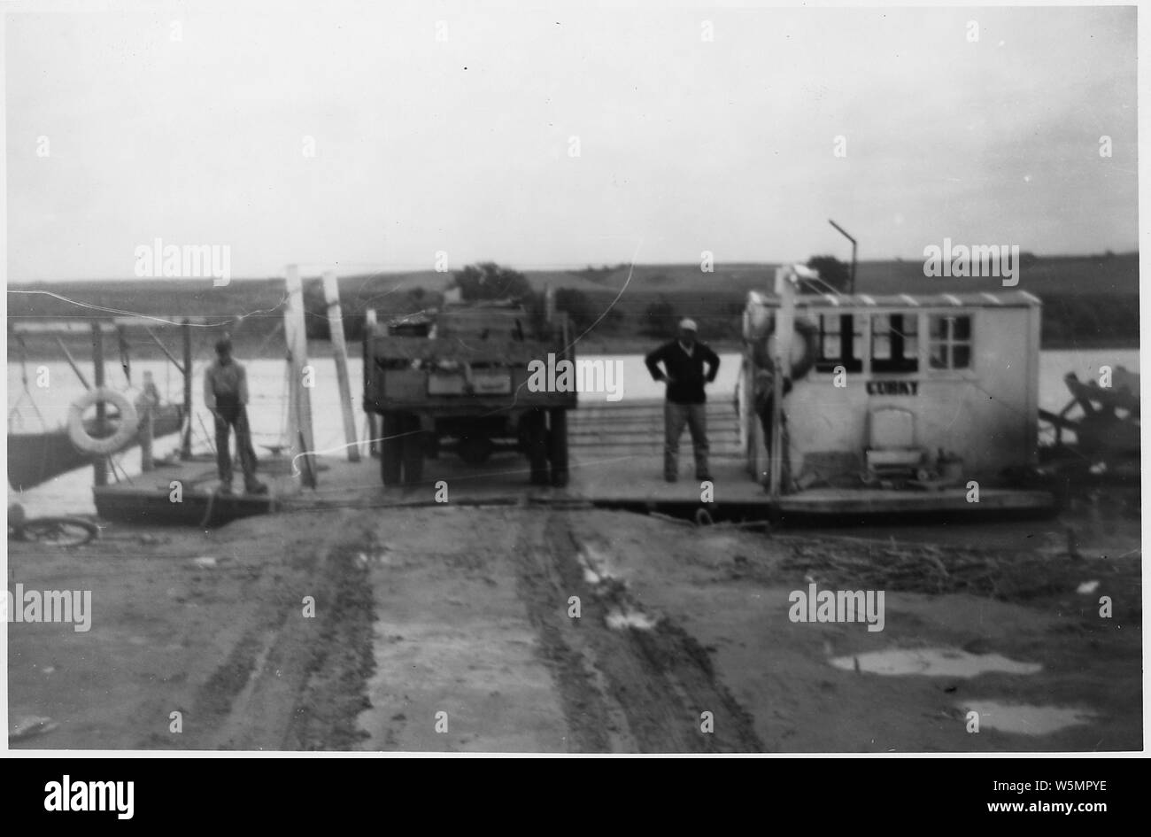 Ferry Corky. Pembina, North Dakota; Scope and content Gas stern