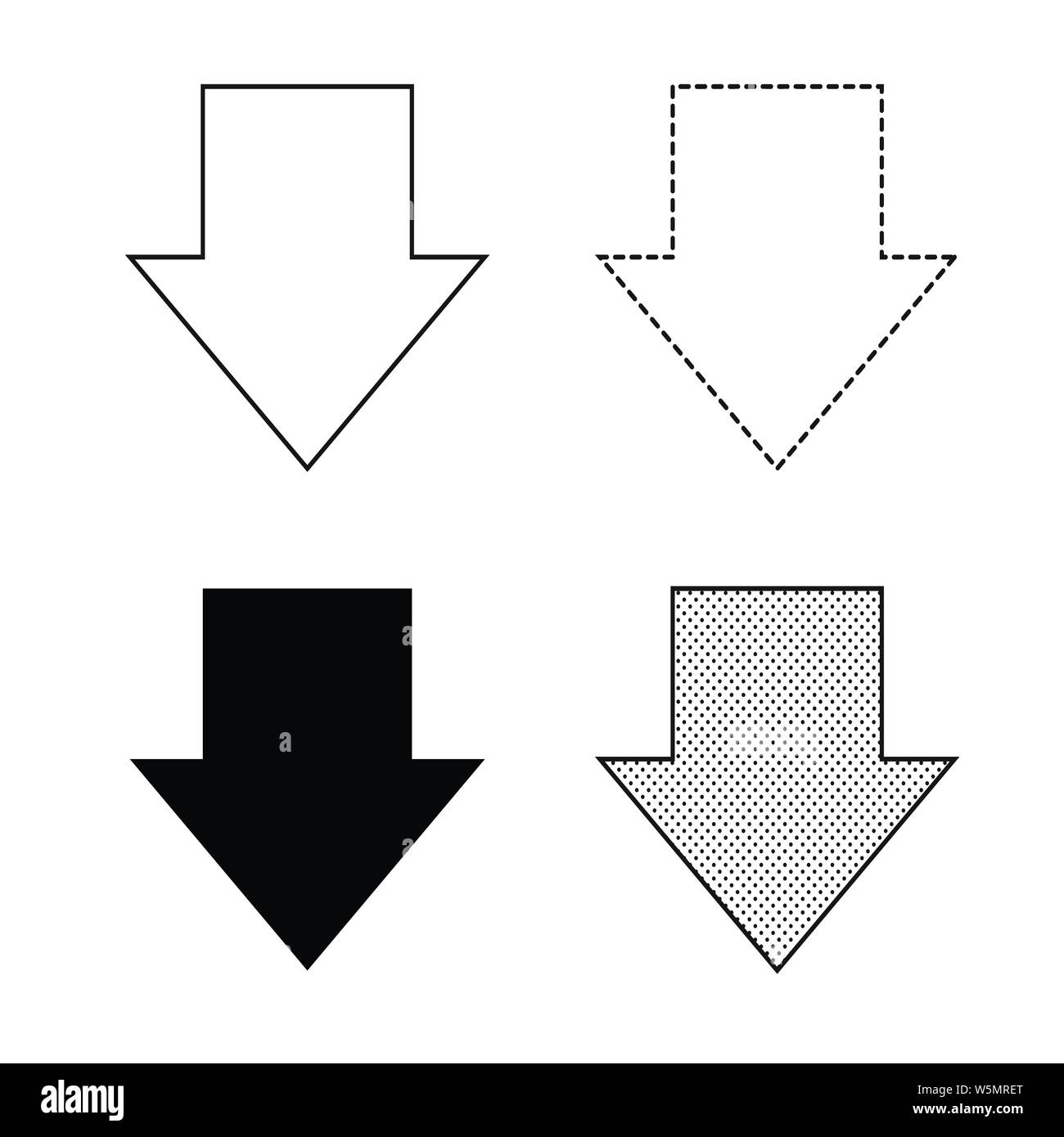 Arrow Icon vector Stock Vector Image & Art - Alamy