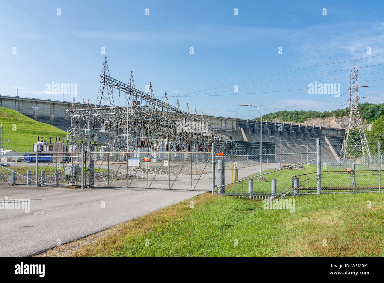 Wolf Creek Dam on the Cumberland River in Kentucky Stock Photo Alamy
