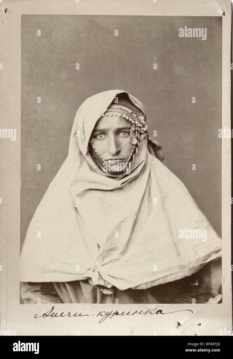 Dagestani. 1870-1880. Alexandre Roinashvili. Stock Photo