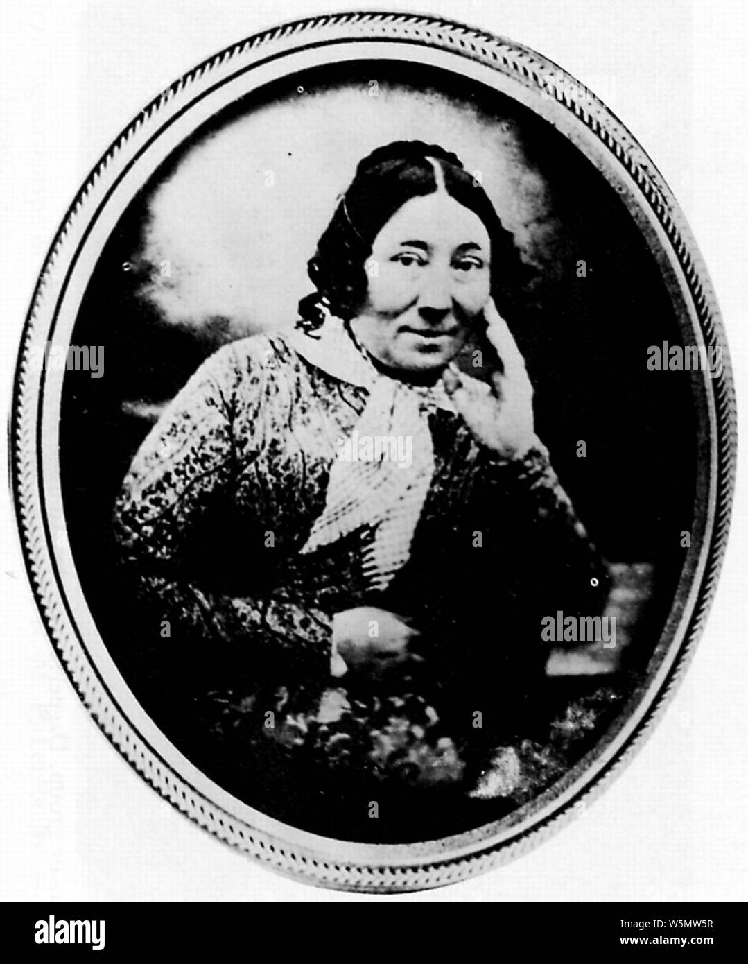 Daguerre, Louis Jacques Mandé - Louise Georgina Daguerre Stock Photo