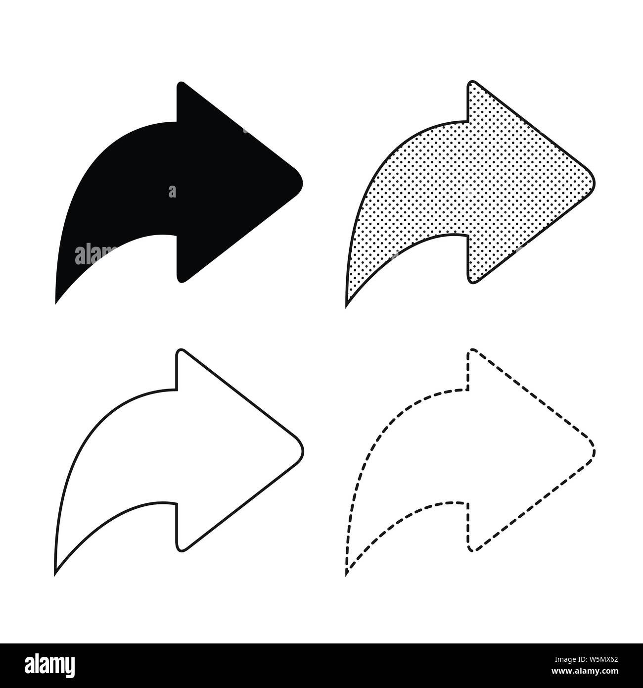 Vector arrow icon illustration Stock Vector Image & Art - Alamy