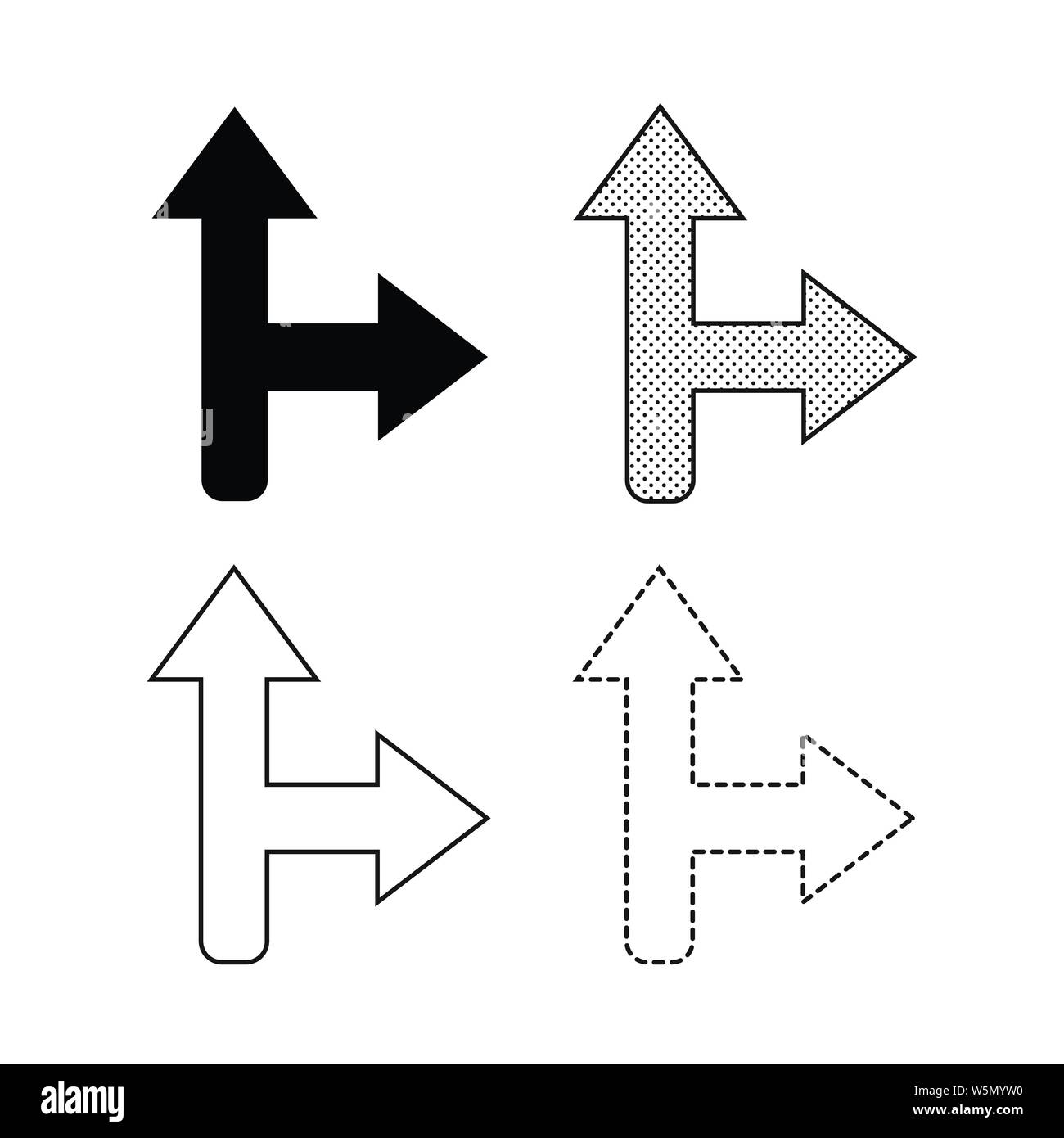 Arrow Icon vector Stock Vector Image & Art - Alamy