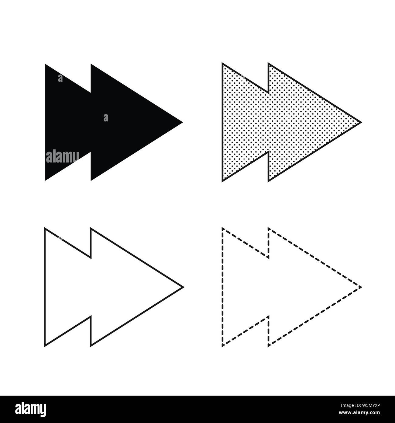 Vector arrow icon illustration Stock Vector Image & Art - Alamy