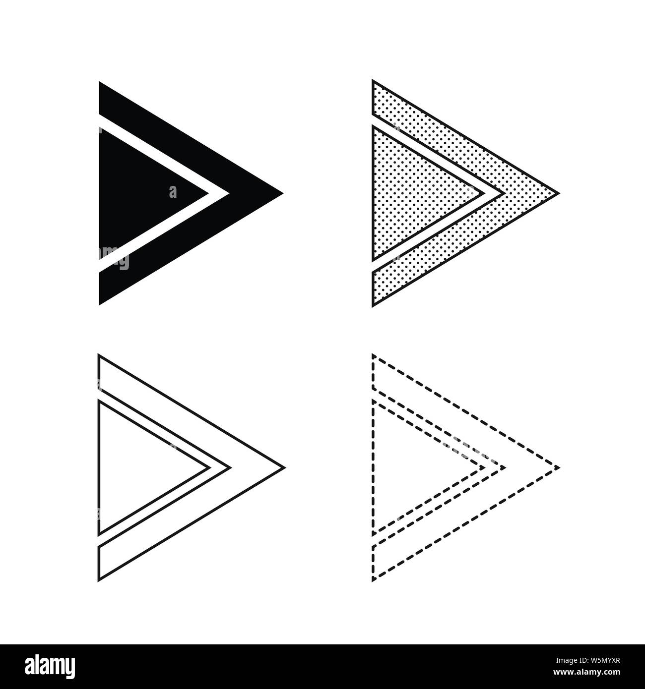 Vector arrow icon illustration Stock Vector Image & Art - Alamy