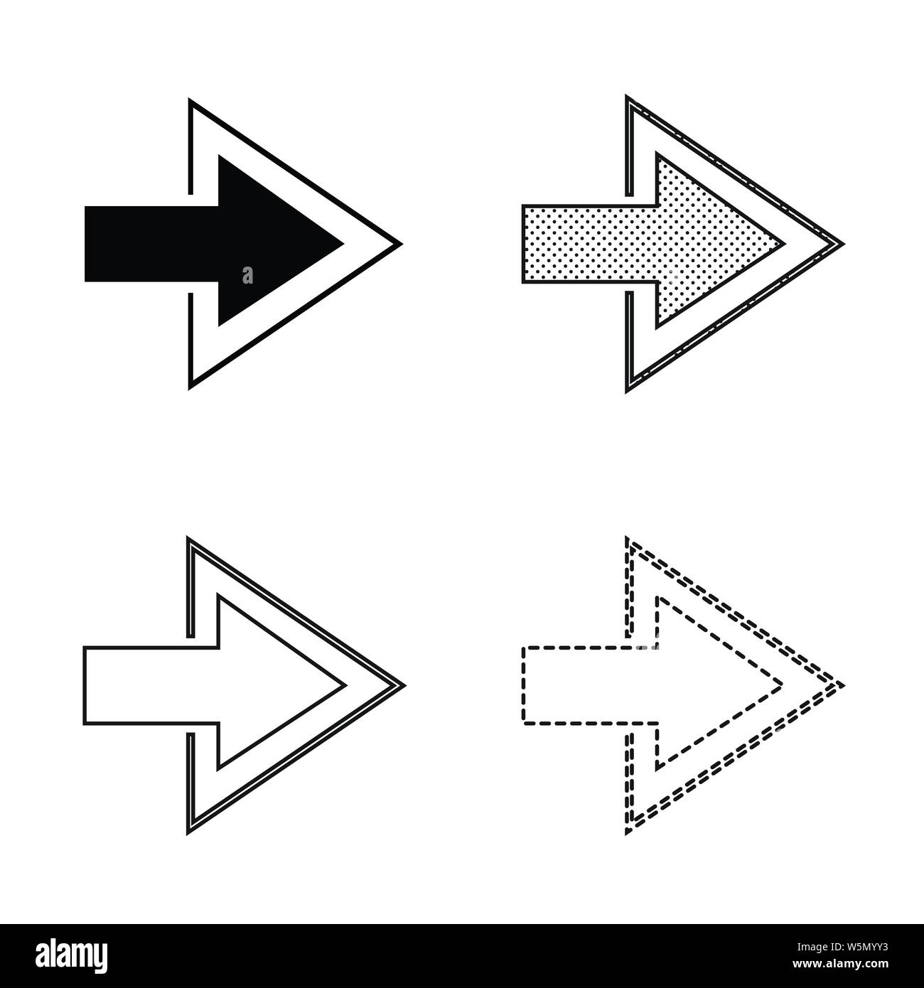 Vector arrow icon illustration Stock Vector Image & Art Alamy