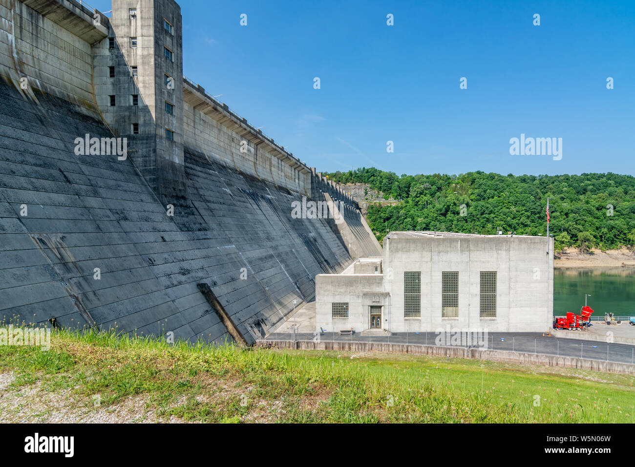 Wolf Creek Dam on the Cumberland River in Kentucky Stock Photo Alamy