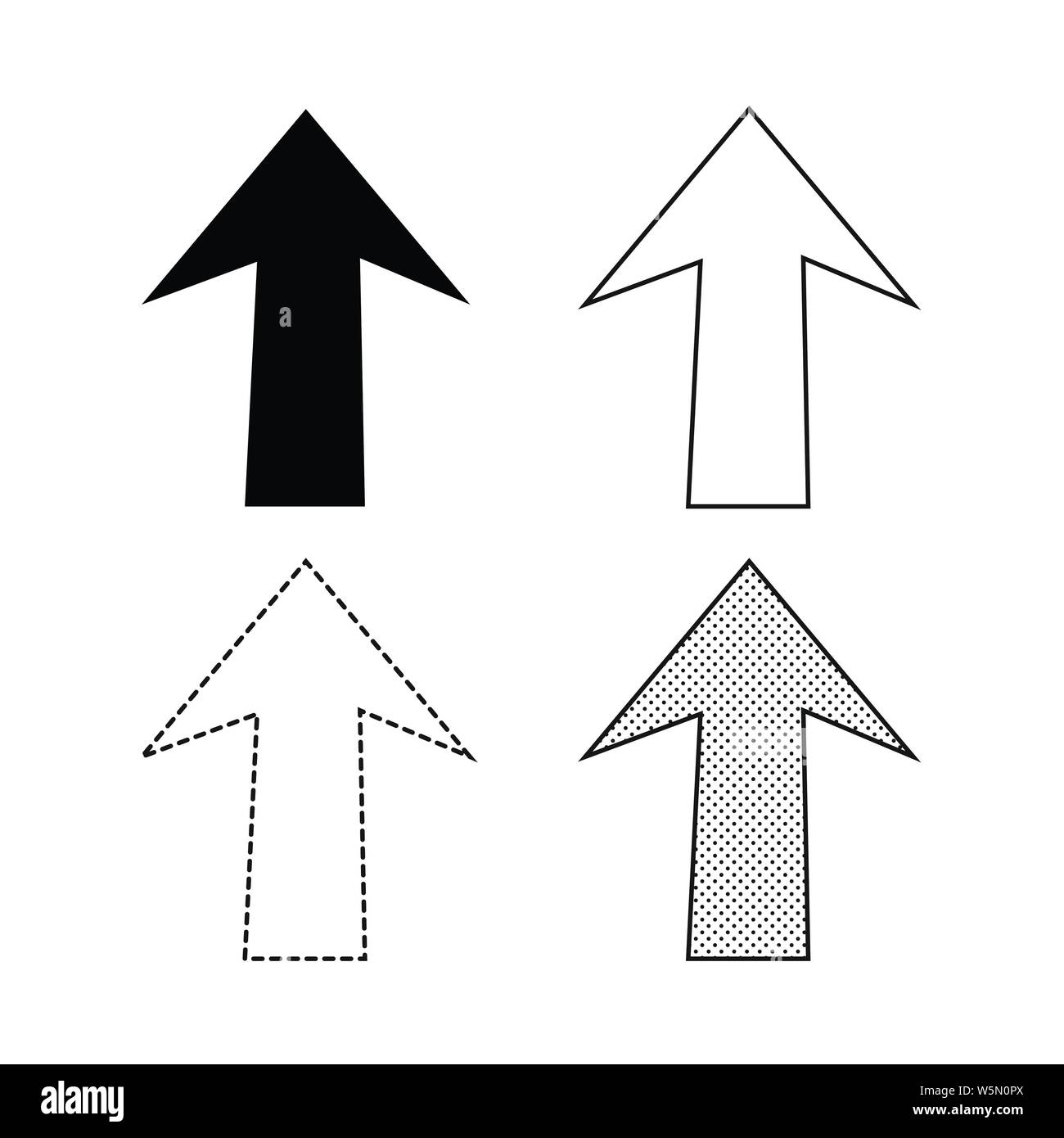 Arrow Icon vector Stock Vector Image & Art - Alamy
