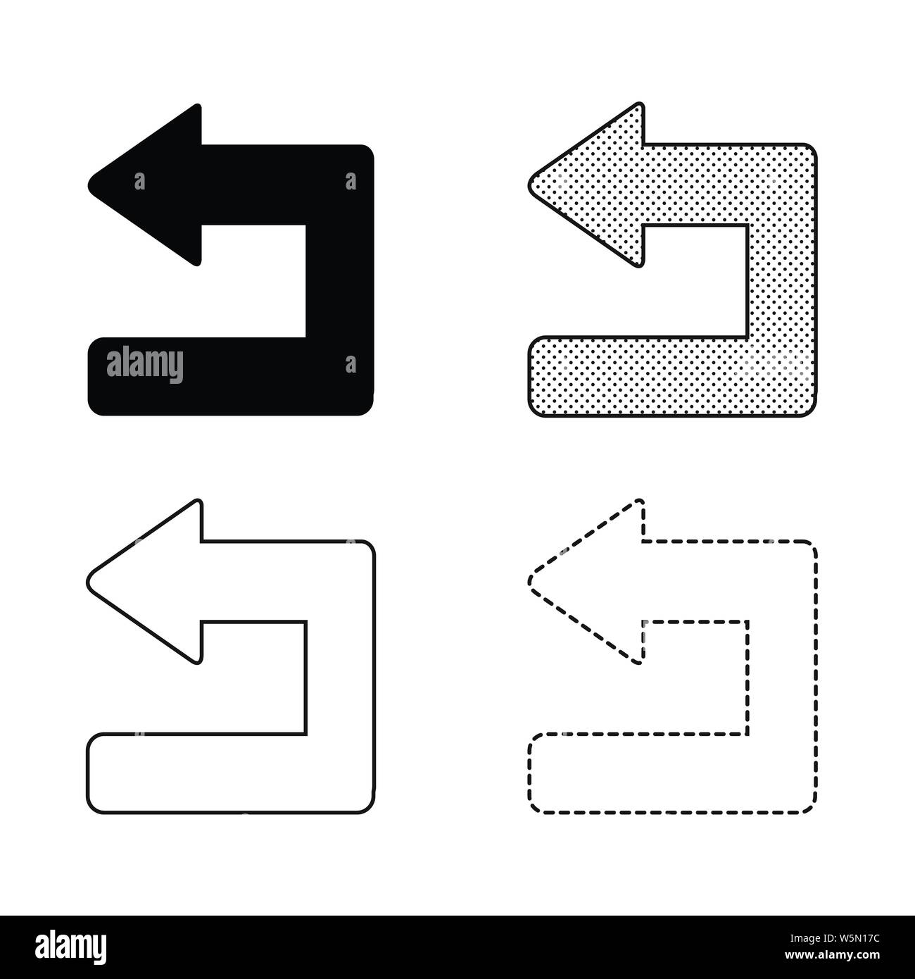 Vector arrow icon illustration Stock Vector Image & Art - Alamy