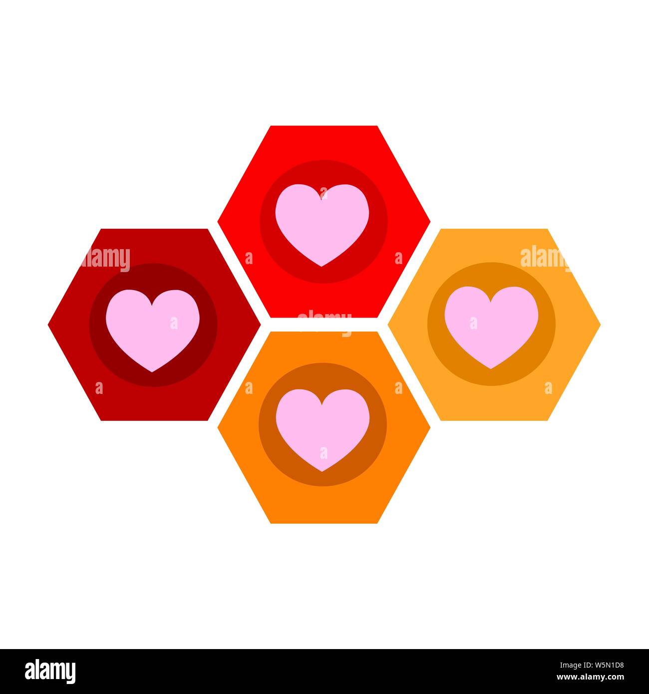 Heart vector icon Stock Vector Image & Art - Alamy