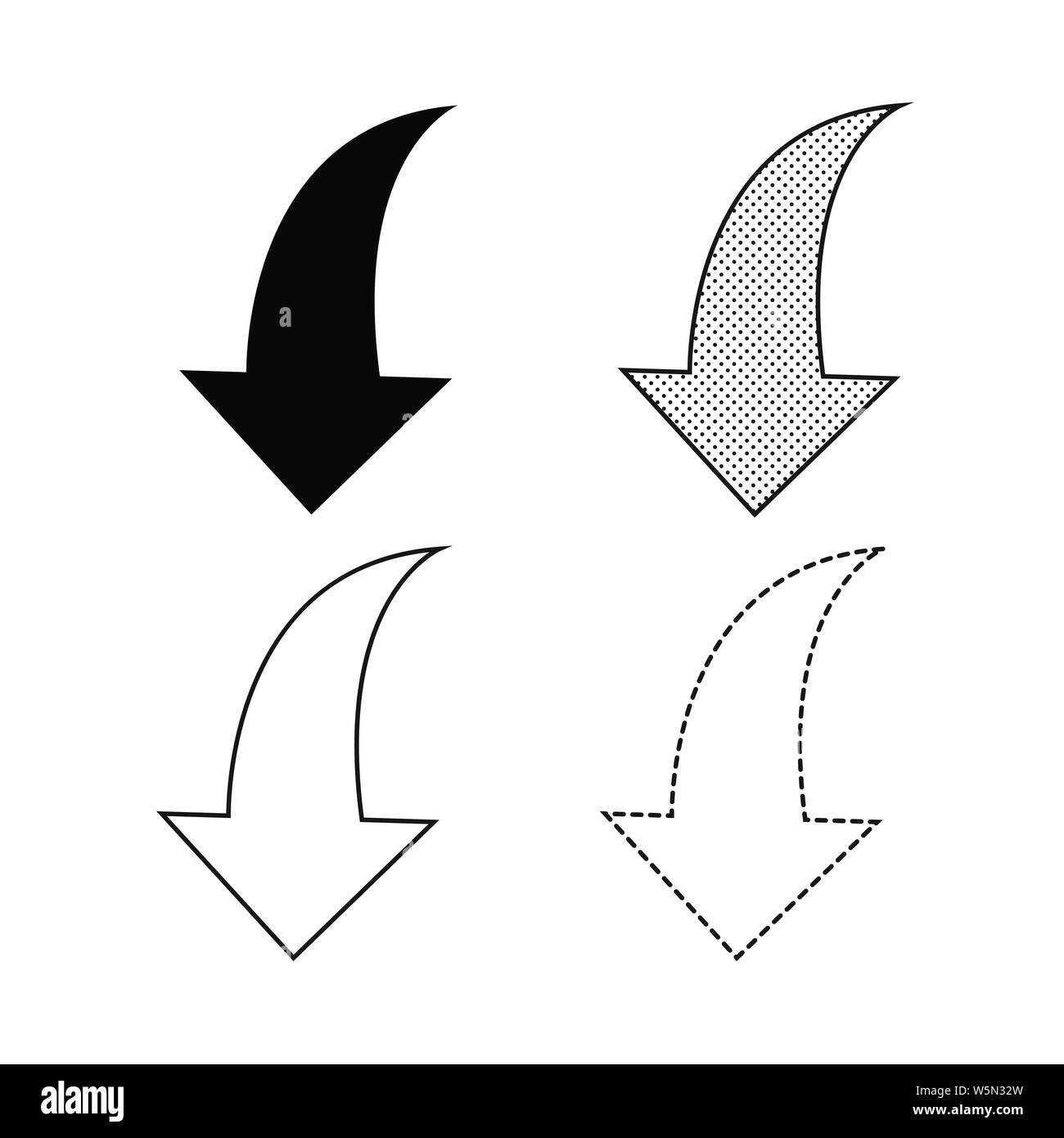Vector arrow icon illustration Stock Vector Image & Art - Alamy