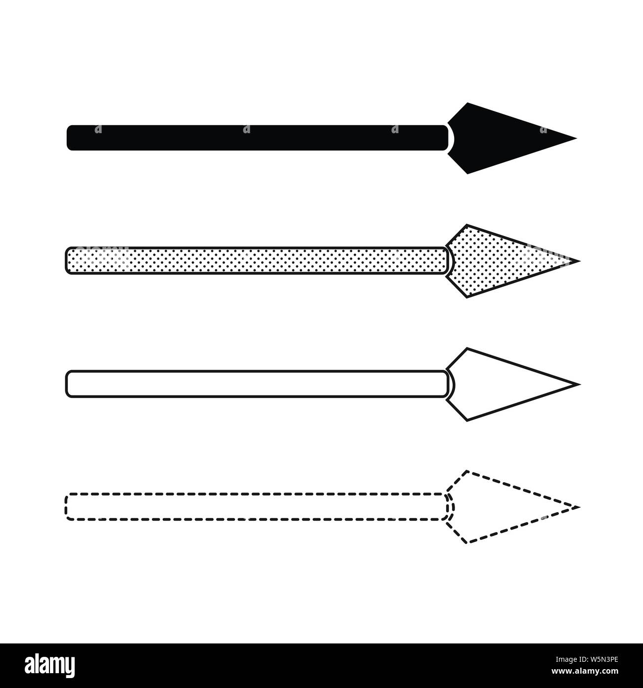 Vector arrow icon illustration Stock Vector Image & Art - Alamy