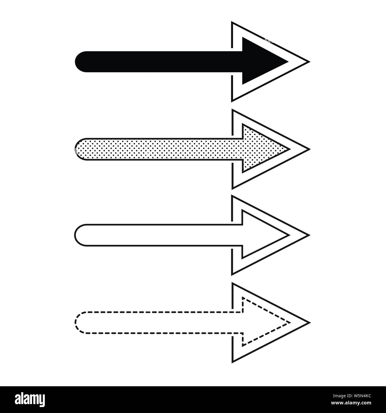 Vector arrow icon illustration Stock Vector Image & Art - Alamy
