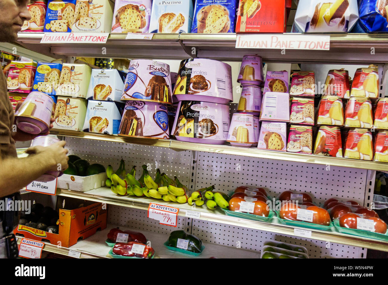 North Miami Beach Florida,Laurenzo's Italian Market,supermarket,groceries,gourmet food,shopping shopper shoppers shop shops market markets marketplace Stock Photo