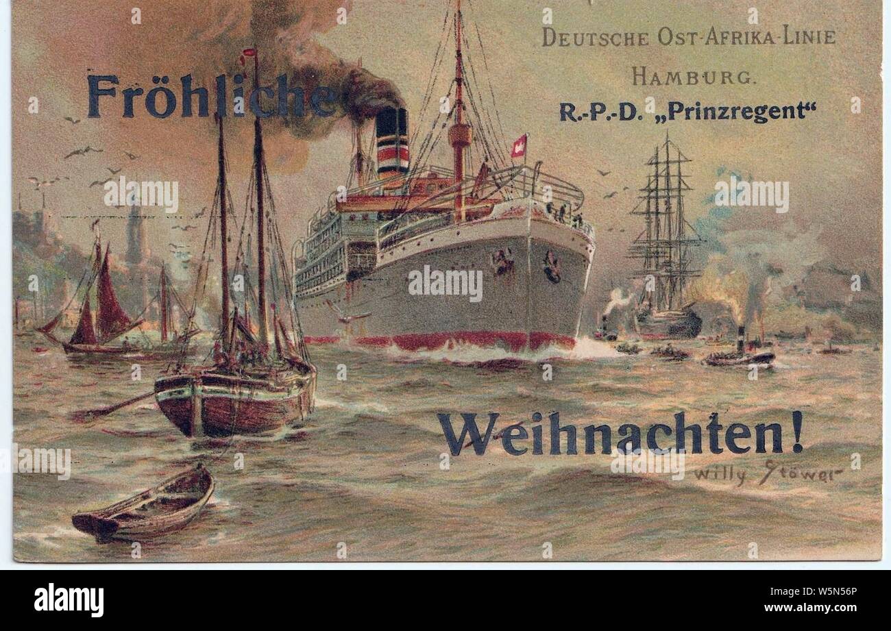 Dampfer Prinzregent Stöwer. Stock Photo