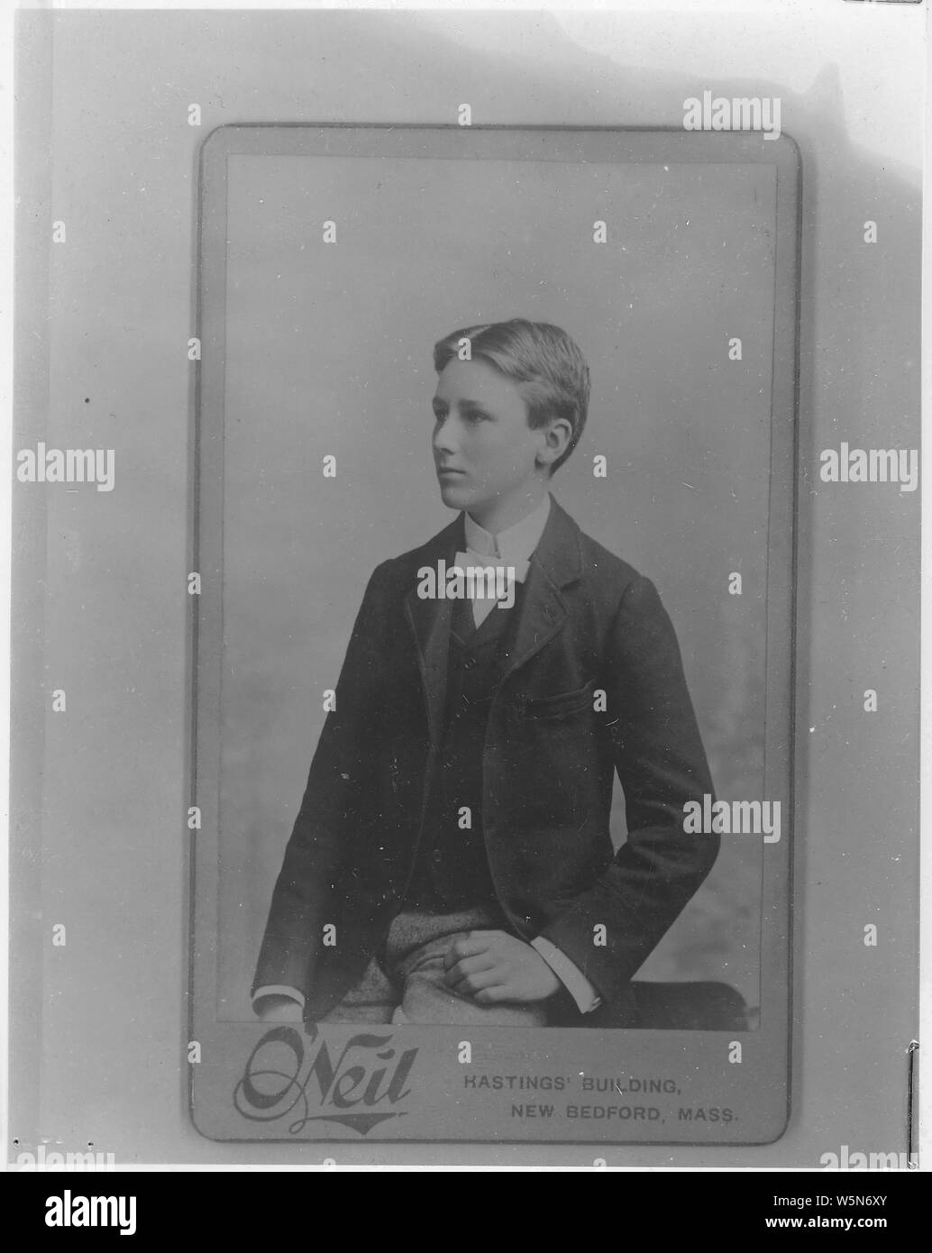 Franklin roosevelt massachusetts Black and White Stock Photos & Images ...