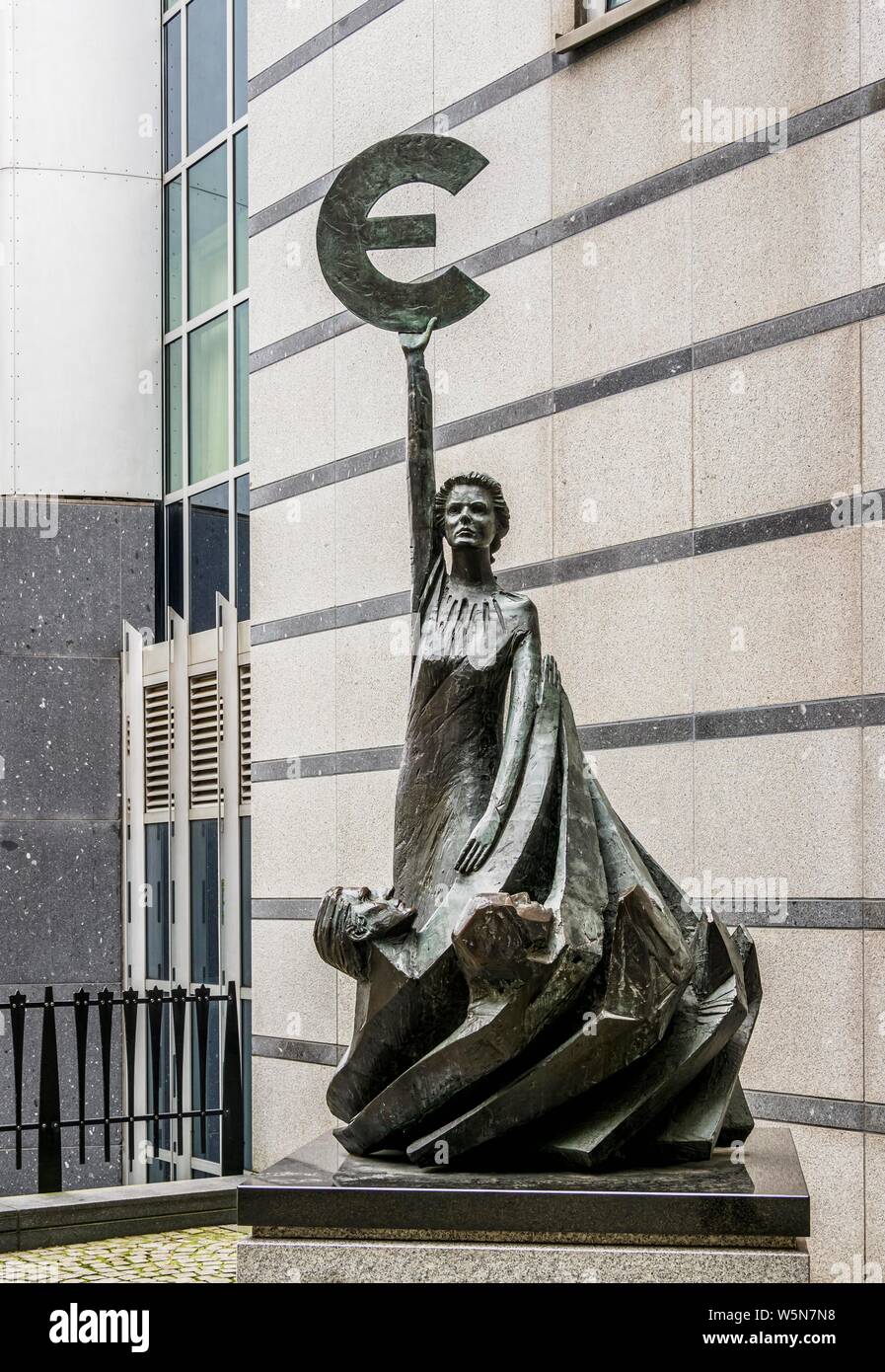 Brussels Parliament Sculpture High Resolution Stock Photography and