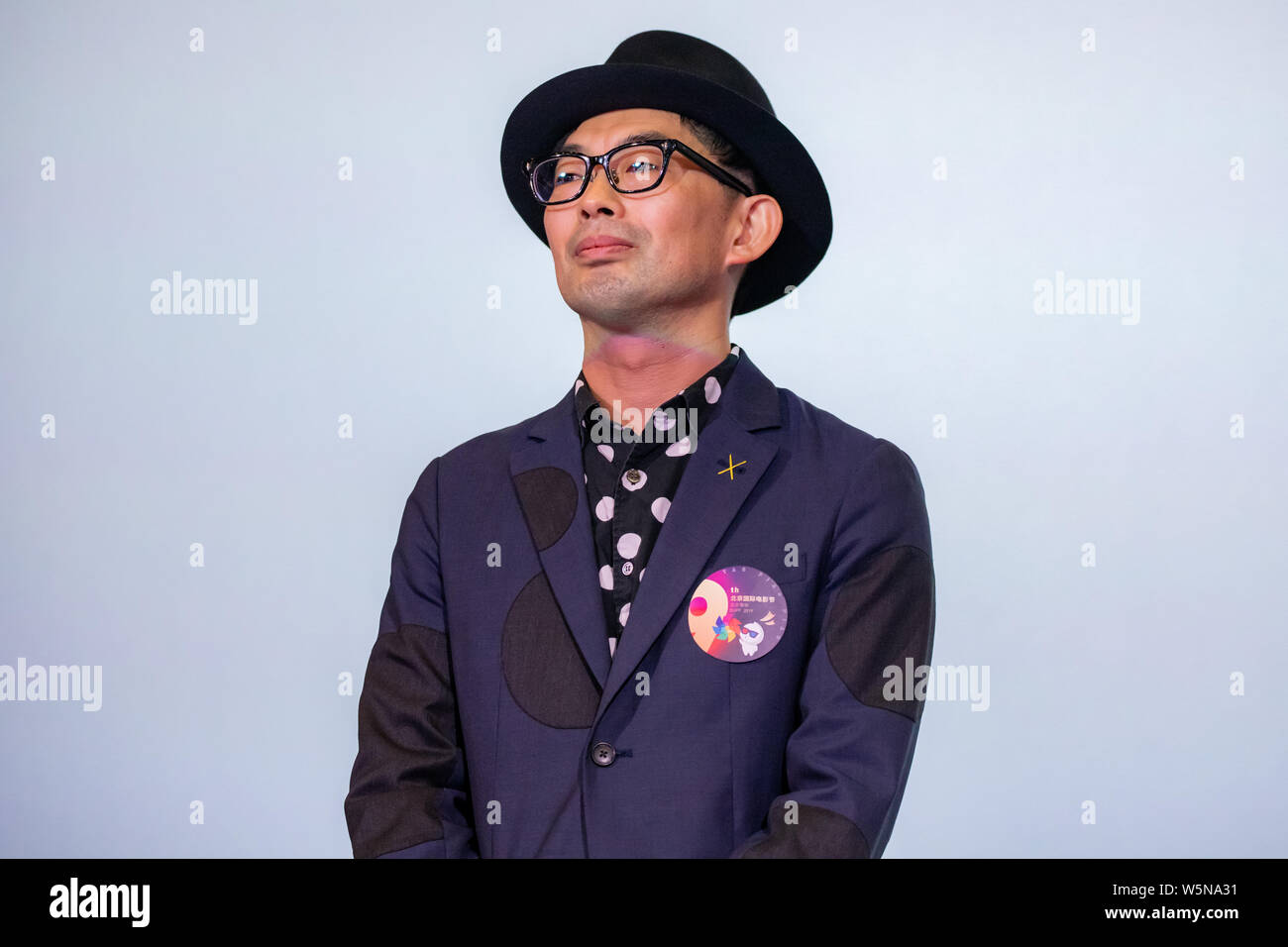 Japanese director Toru Hosokawa attends a premiere event for new movie