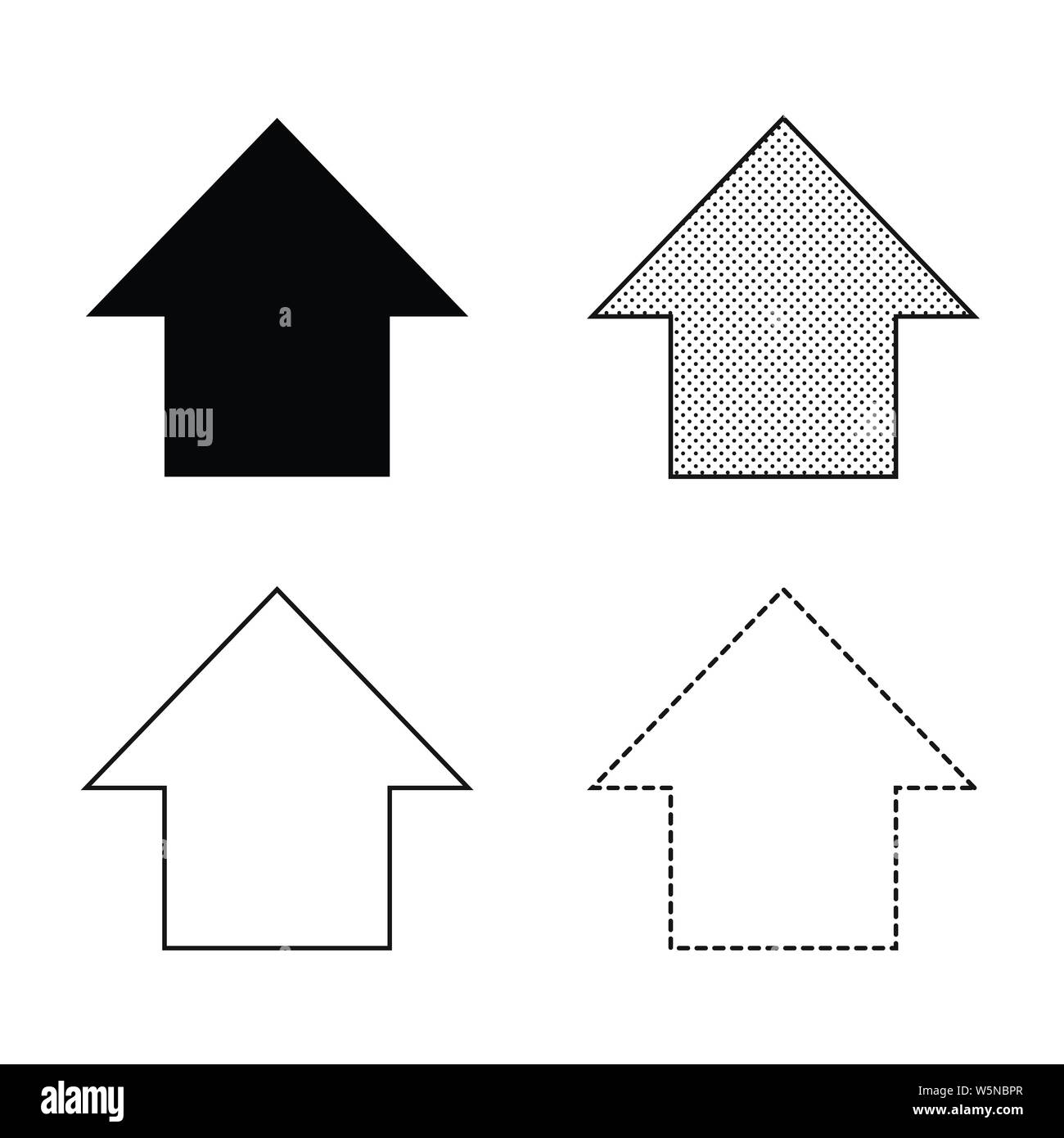 Arrow Icon vector Stock Vector Image & Art - Alamy