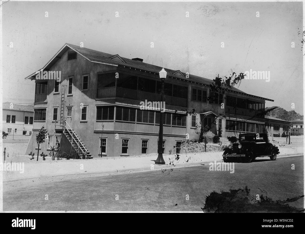 Goverment dormitory No. 2, Boulder City, Nevada. View from southeast