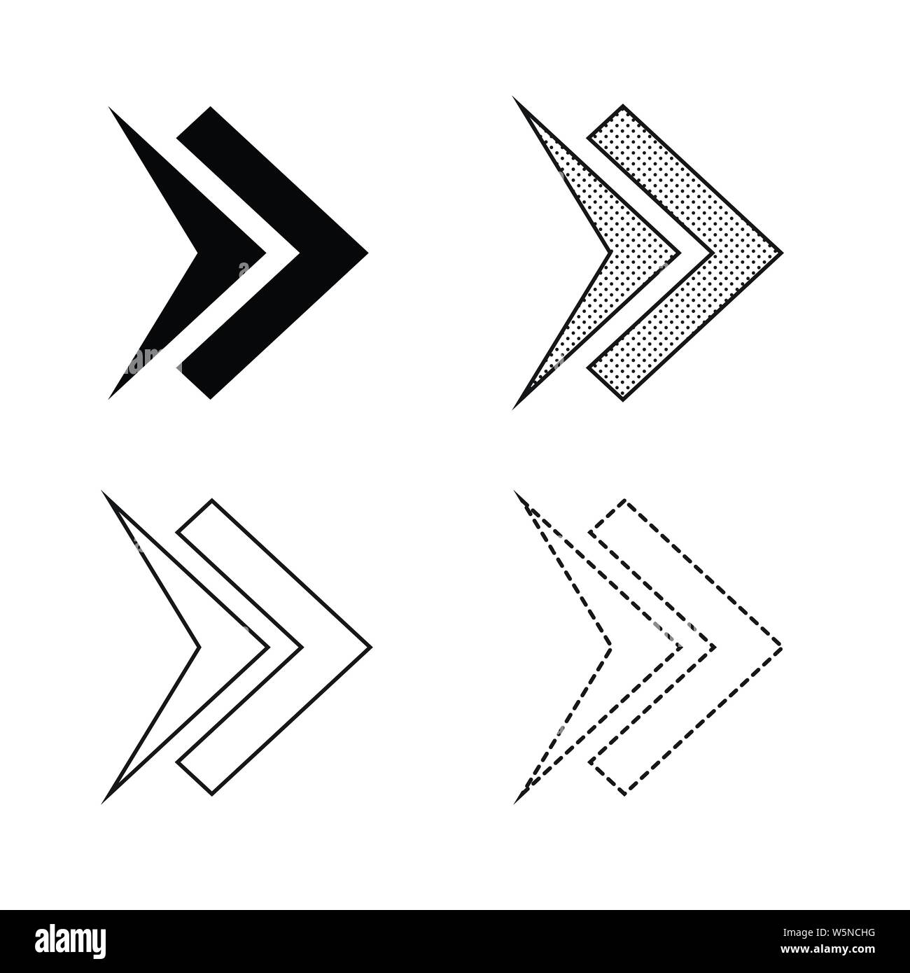 Arrow Icon vector Stock Vector Image & Art - Alamy