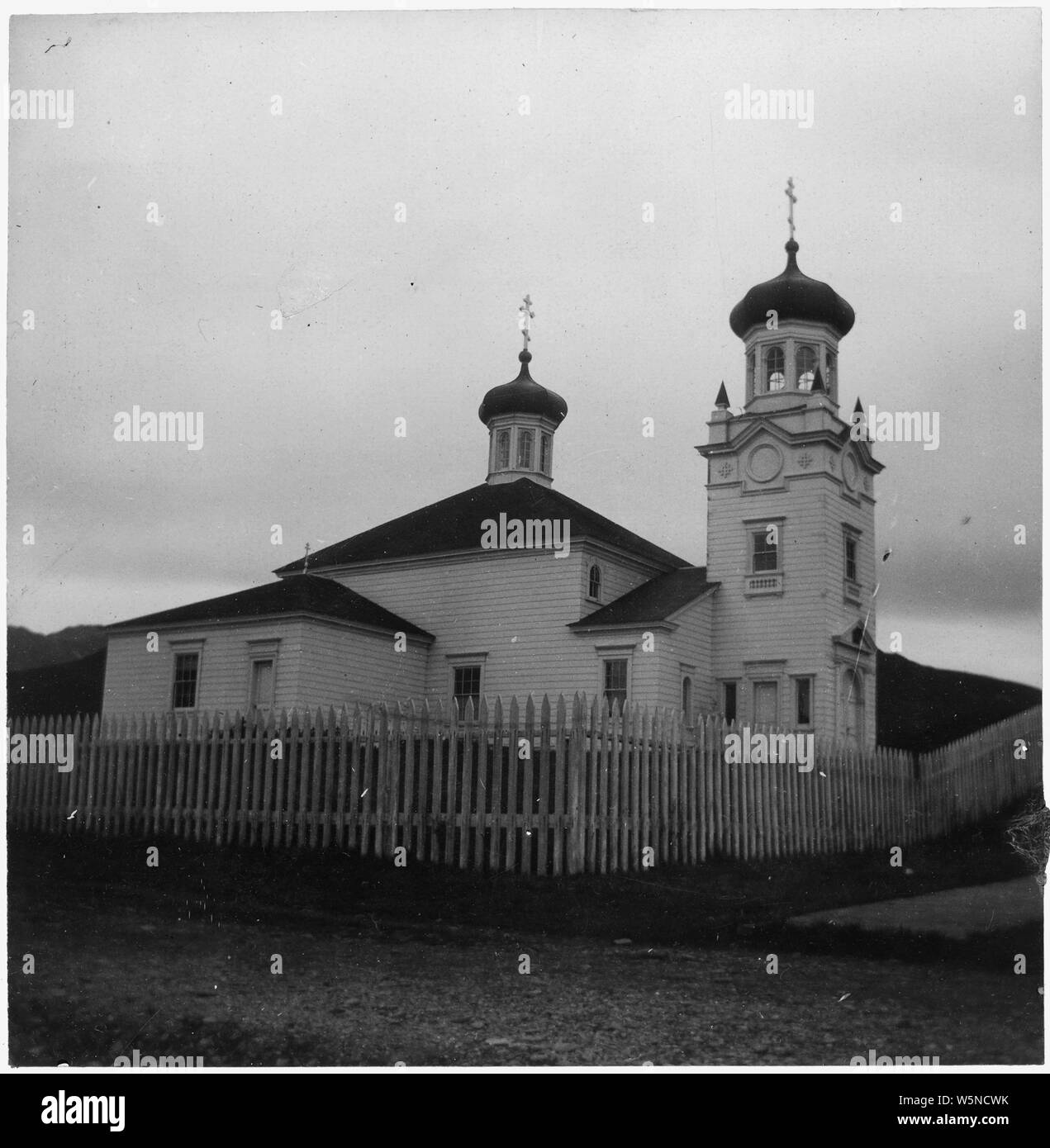 Greek Church, Unalaska Stock Photo Alamy