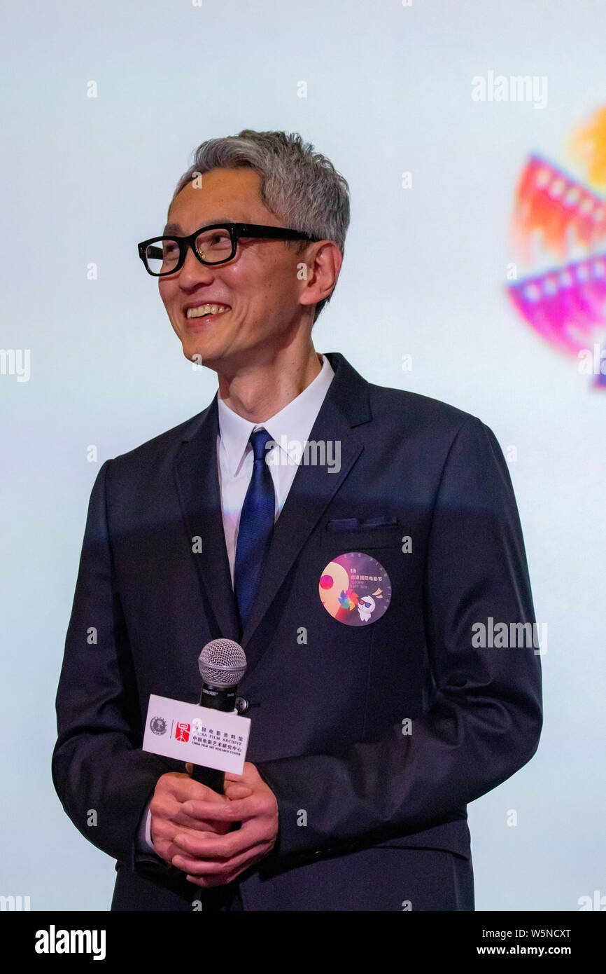 Japanese actor Yutaka Matsushige attends a premiere event for new movie